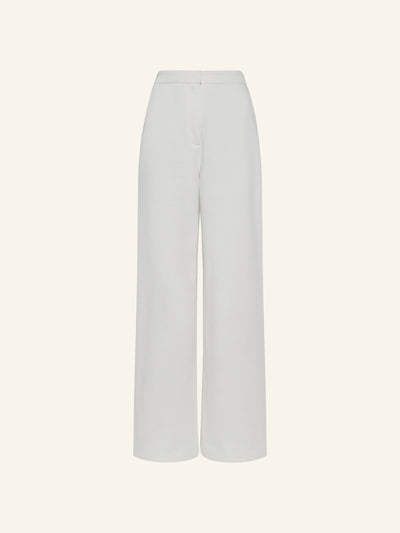 Strider Straight Leg Denim Pants in White