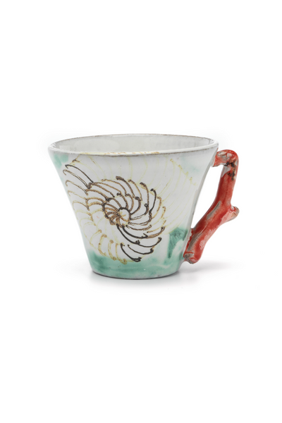 Caterpillar and Coral Espresso Cup