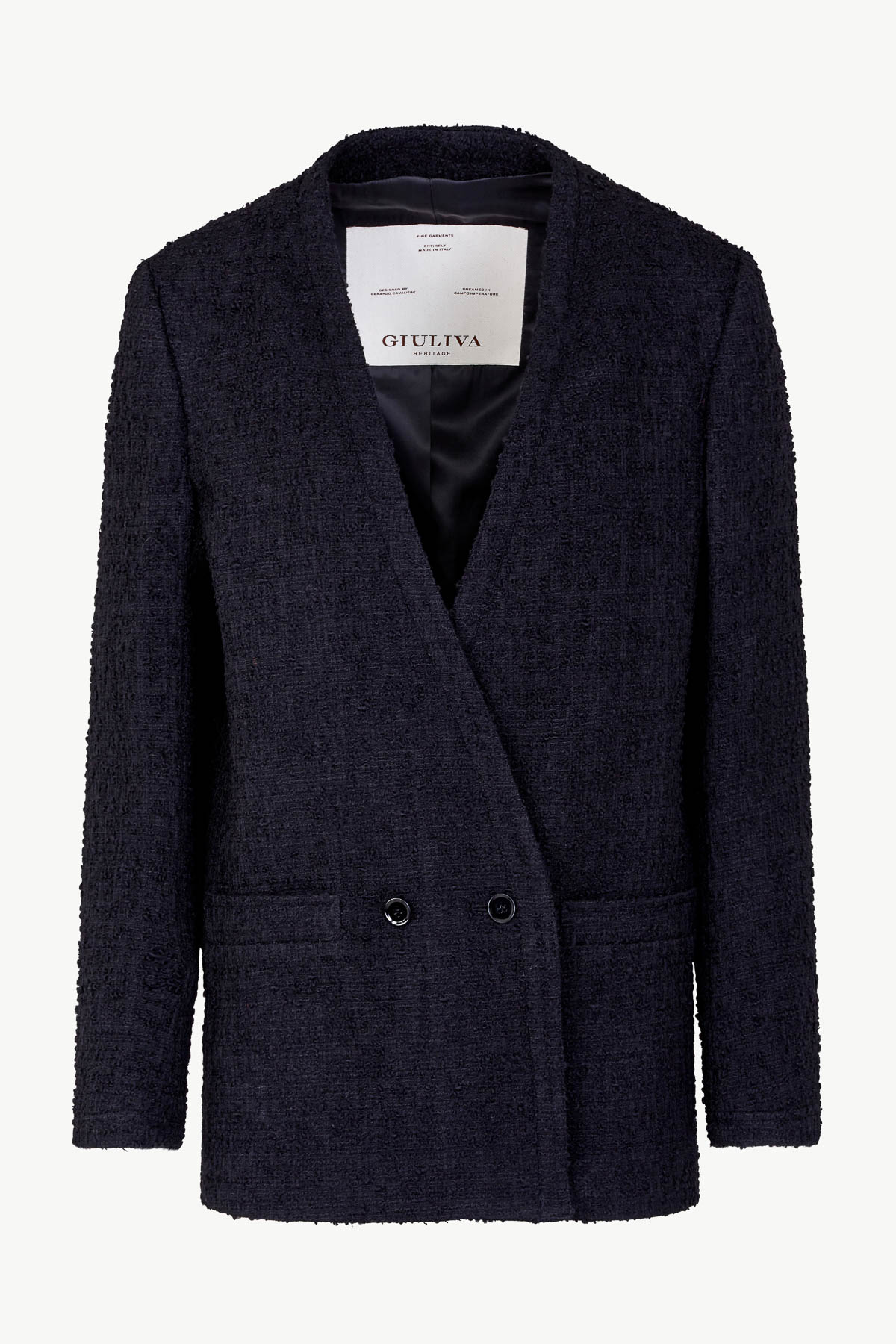 Charlotte Blazer in Wool Bouclé