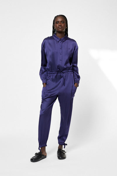 Fluid Satin Jumpsuit