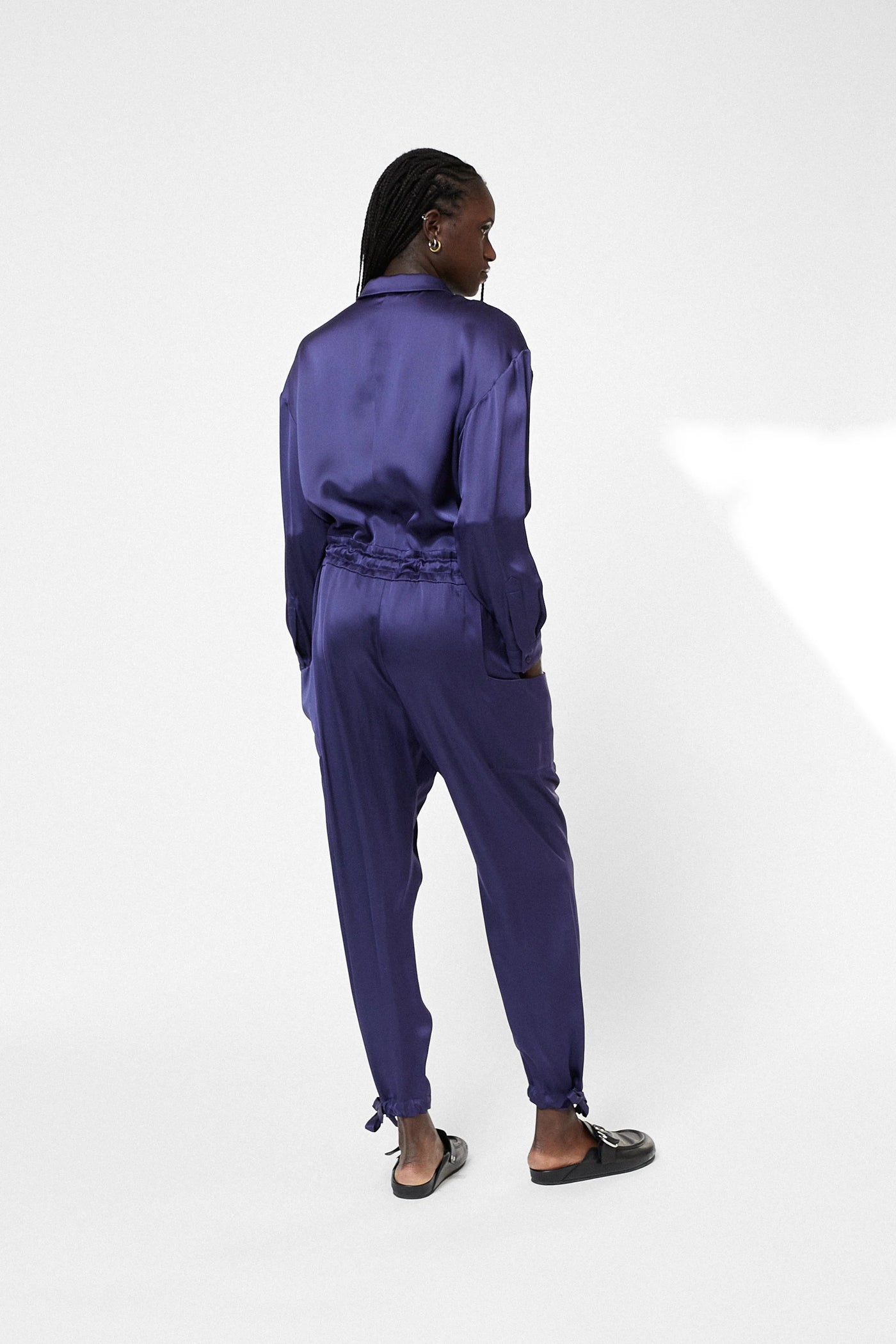 Fluid Satin Jumpsuit