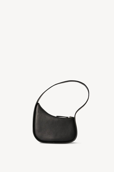 Half Moon Bag in Leather - Black