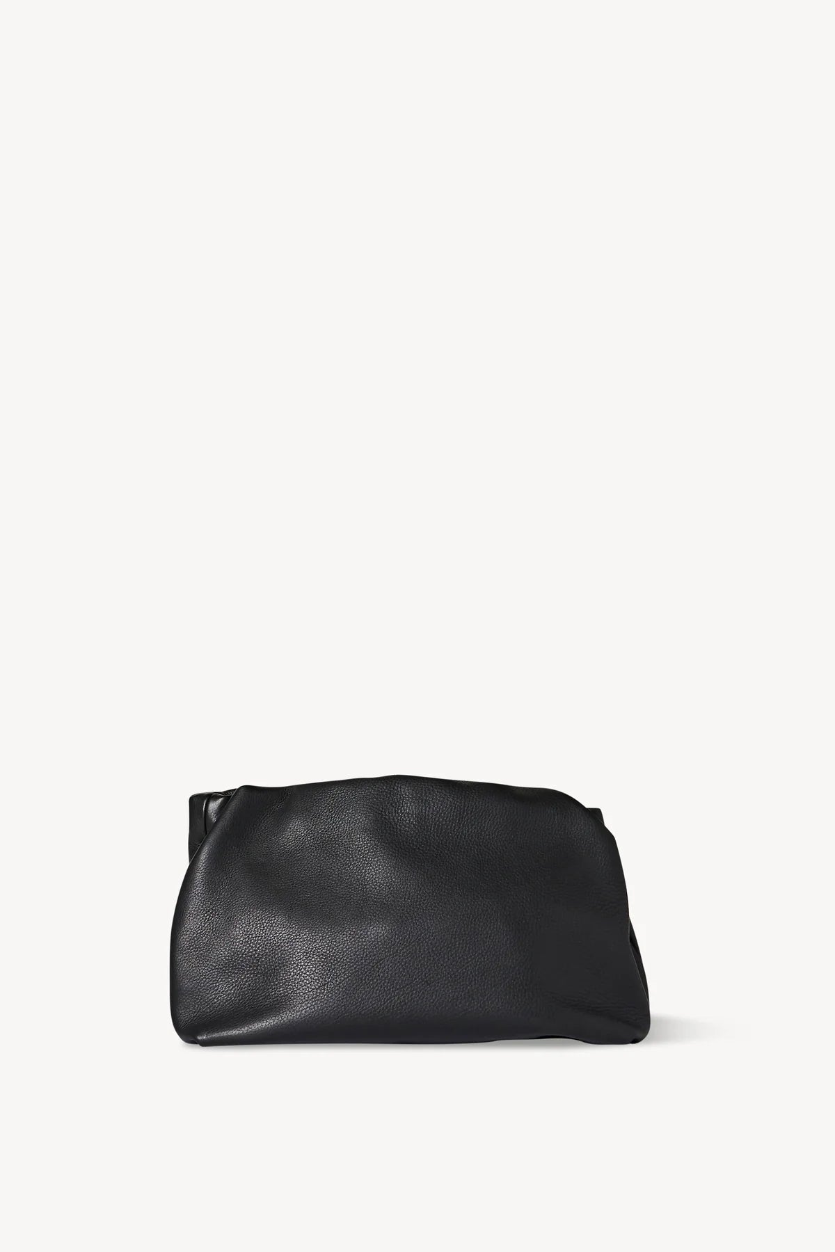 Bourse Clutch Bag in Leather - Black