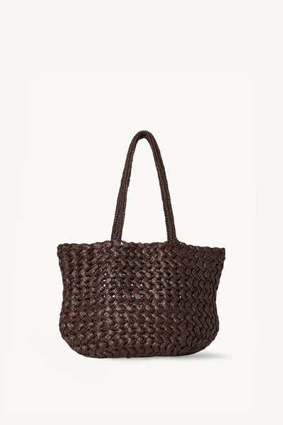 Estelle Bag in Raffia - Espresso