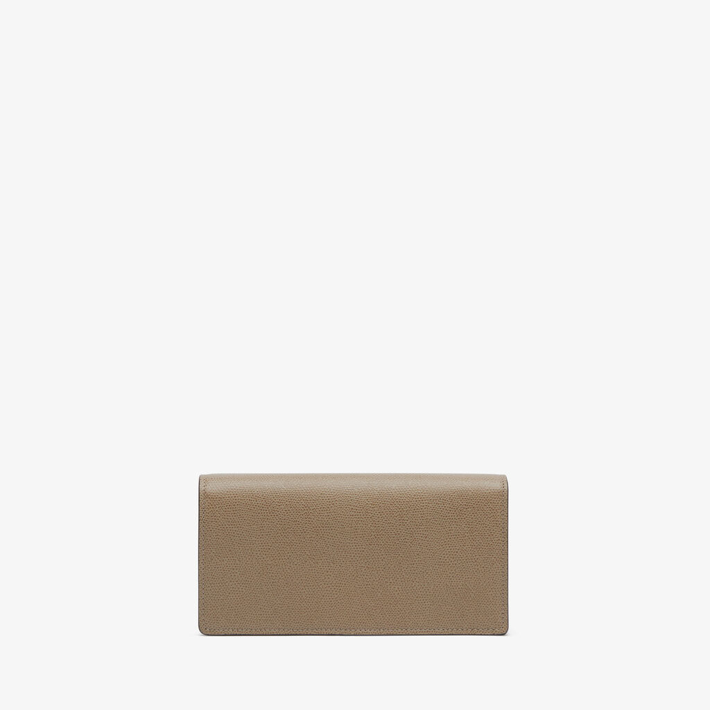 Iside Clutch with Chain - Oyster Brown