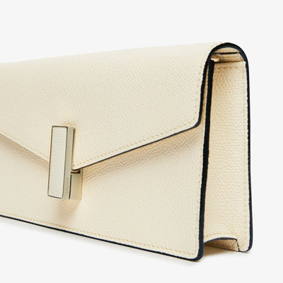 Iside Clutch with Chain - White