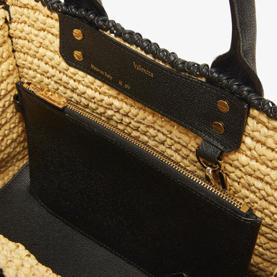 Mini Raffia Shopping Bag