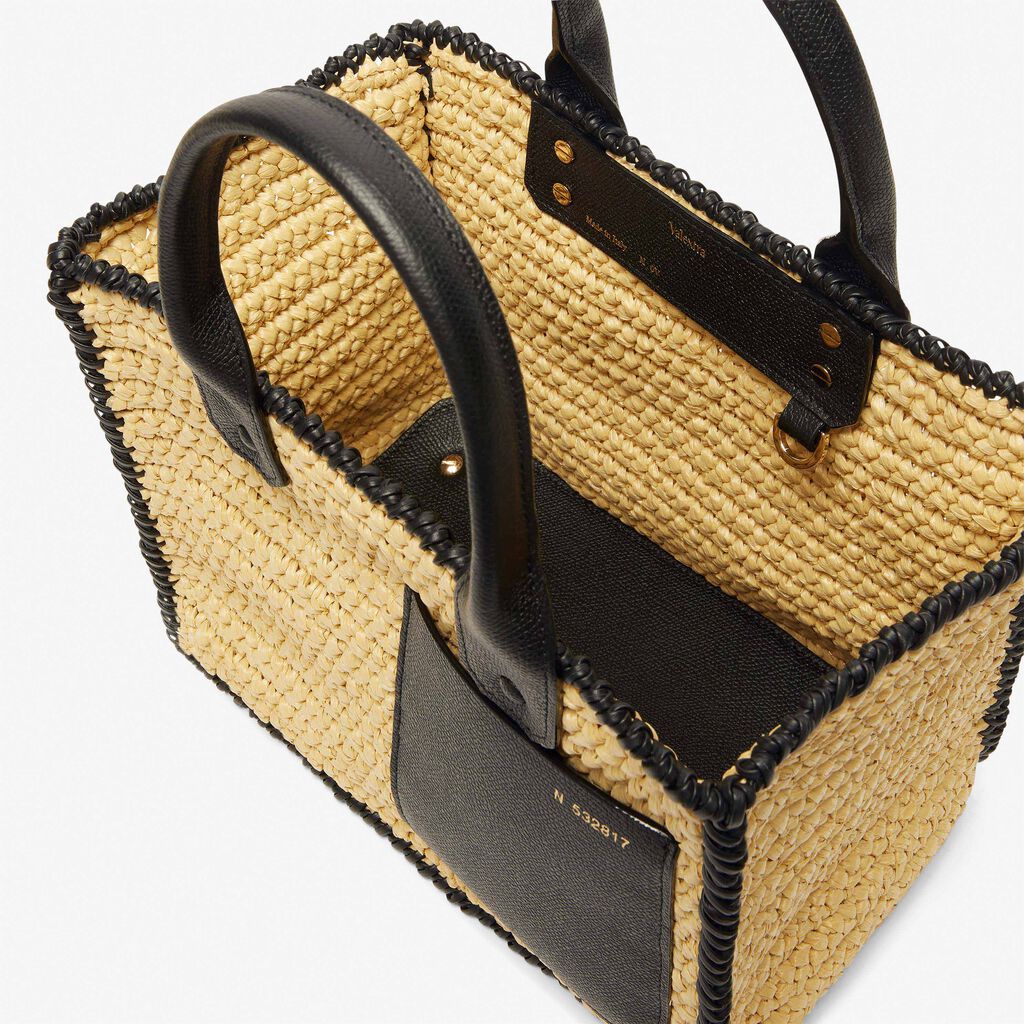 Mini Raffia Shopping Bag