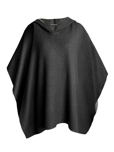 Hooded Reversible Poncho