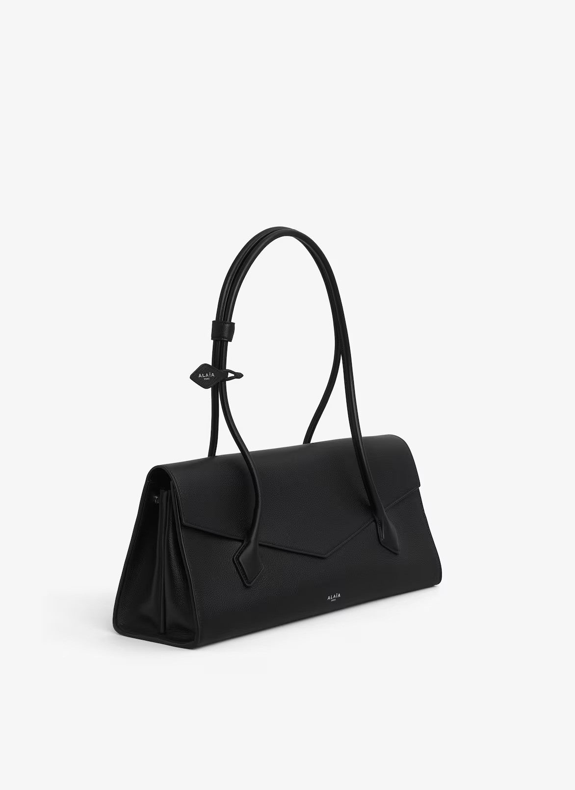 Le Teckel Flap Tote in Shiny Grained Calfskin