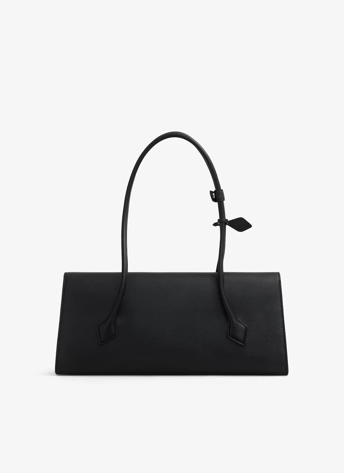 Le Teckel Flap Tote in Shiny Grained Calfskin